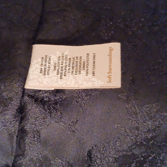 Soft Surroundings Savoie Patchwork Brocade Jacket. - Picture 10 of 13